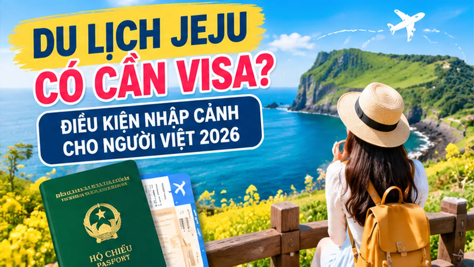 Du lịch Jeju có cần visa? Điều kiện nhập cảnh cho người Việt 2026
