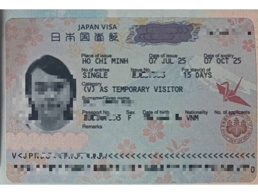 Kết quả visa Nhật Bản