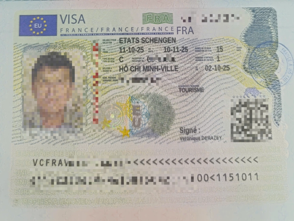 Kết quả visa Pháp
