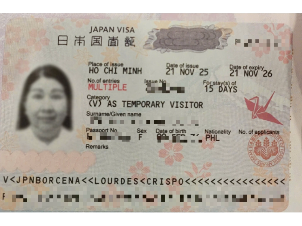 Kết quả visa Nhật Bản