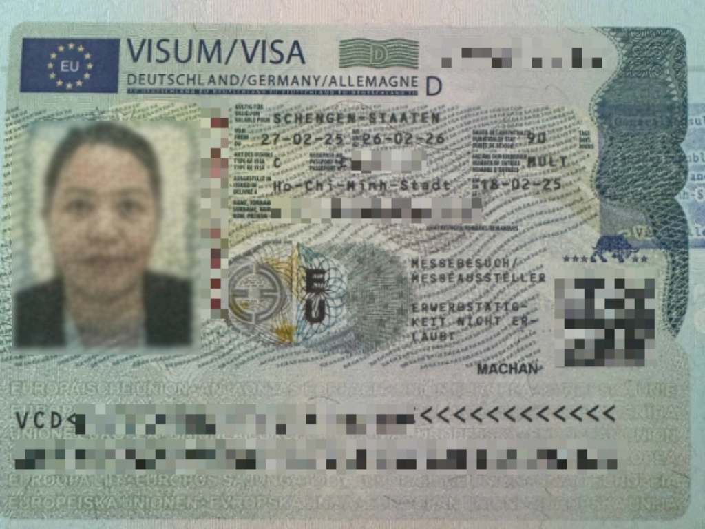 Kết quả visa Đức