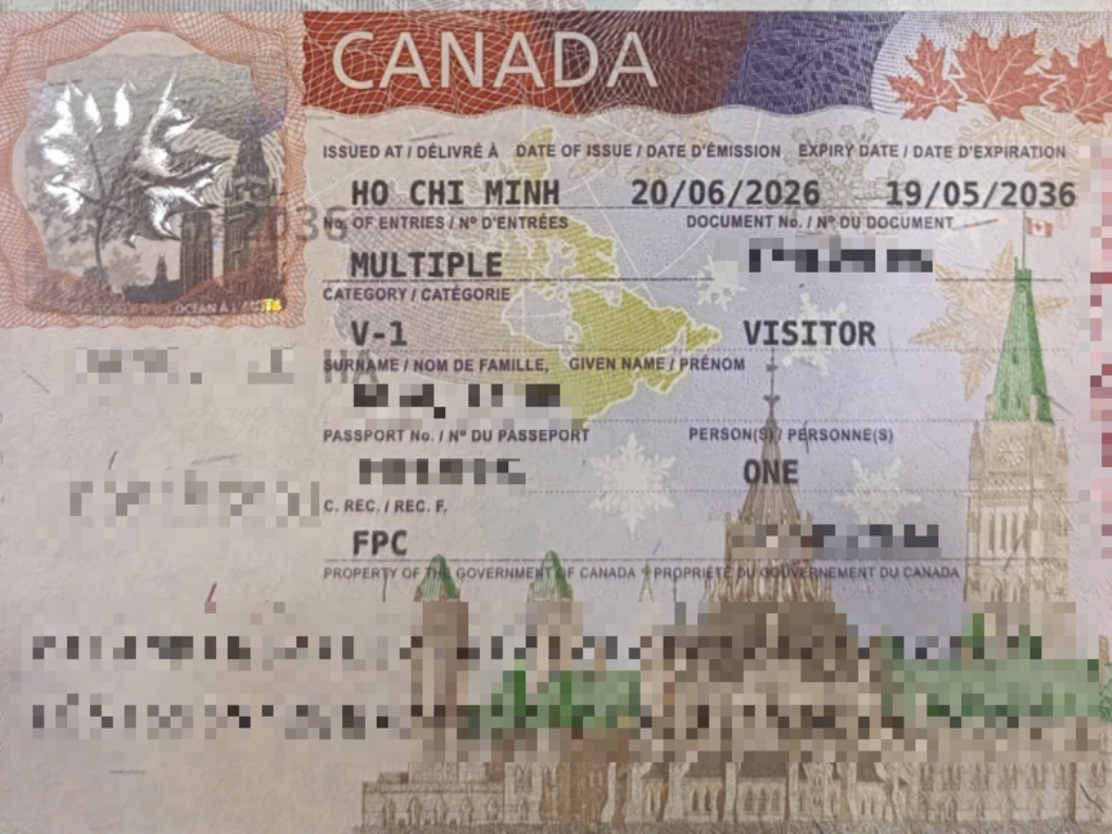 Kết quả visa Canada