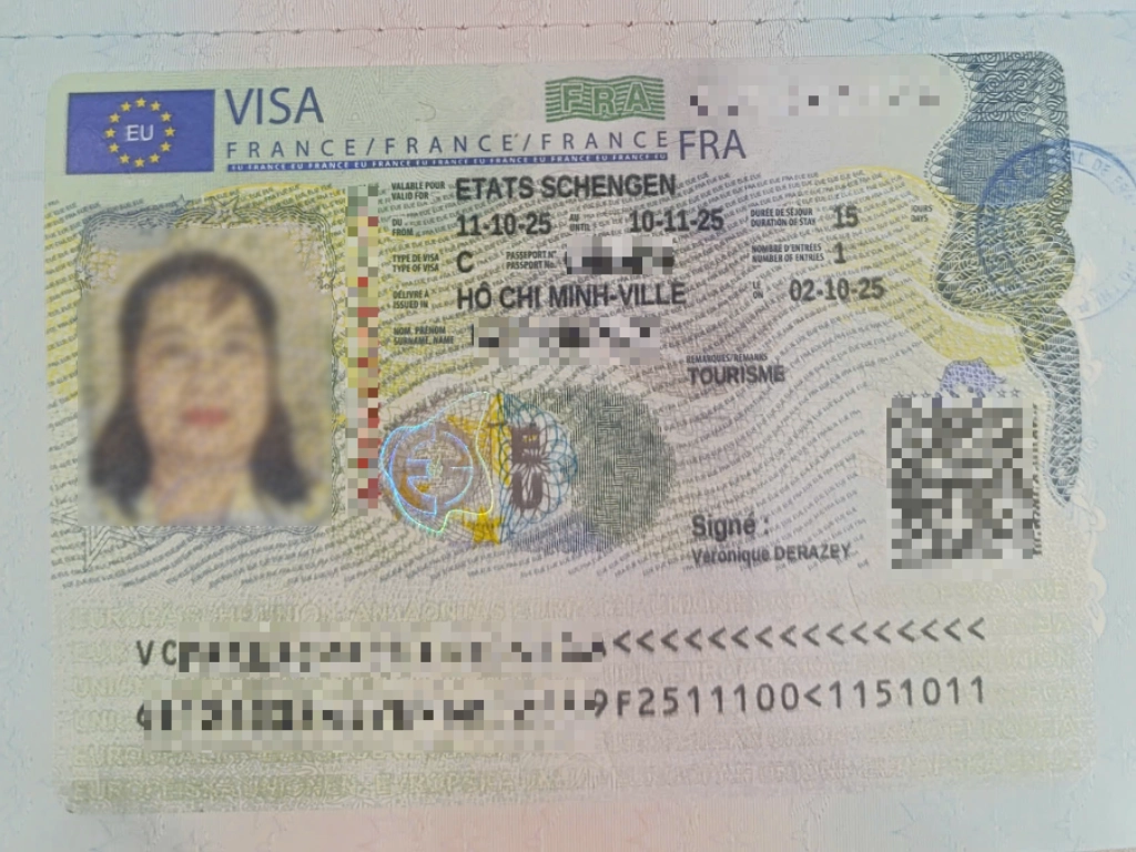 Kết quả visa Pháp