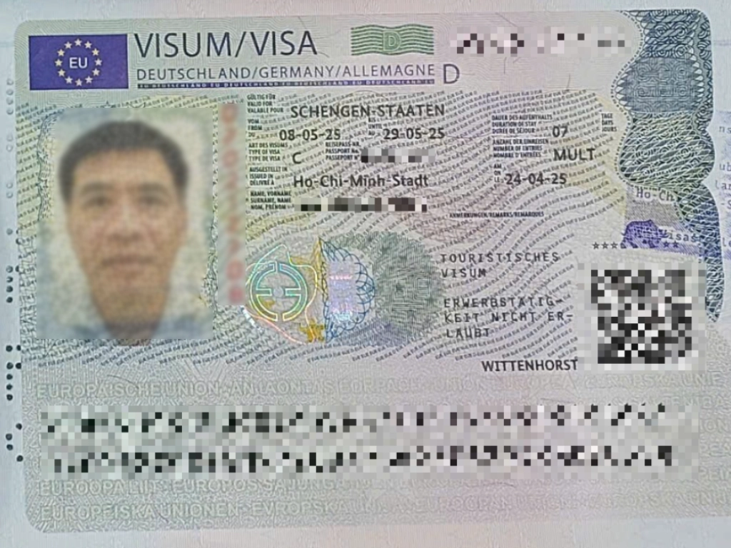 Kết quả visa Đức