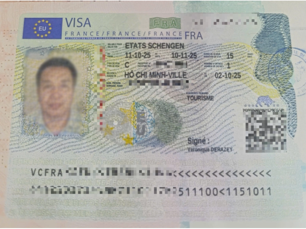 Kết quả visa Pháp
