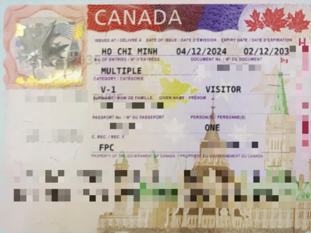 Kết quả visa Canada