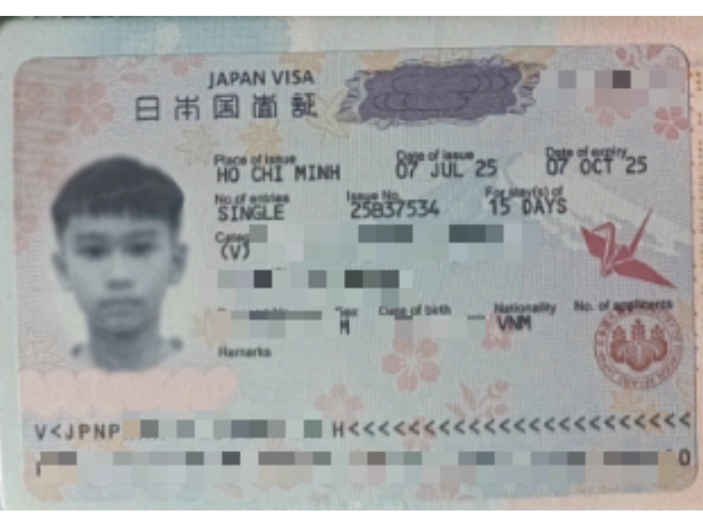 Kết quả visa Nhật Bản